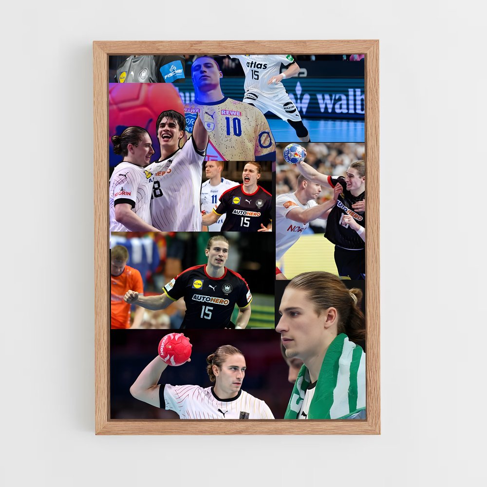 Poster La Danse des Champions – affiche Handball (vue 4)